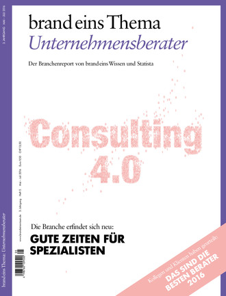 brand eins Wissen Consulting 4.0 GMP German Machine Parts